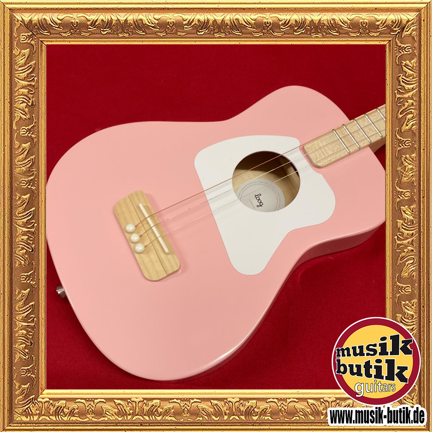 Loog Guitars Pro Acoustic Pink