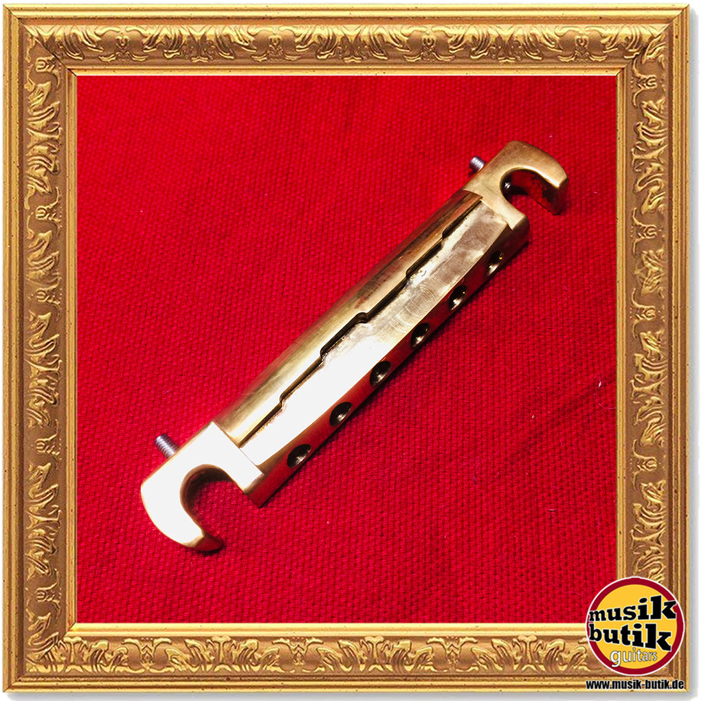 Faber TPWC-'59 Vintage Spec ALU Compensated Wraparound Tailpiece, Gold, aged TPWC-59GA 3020-3