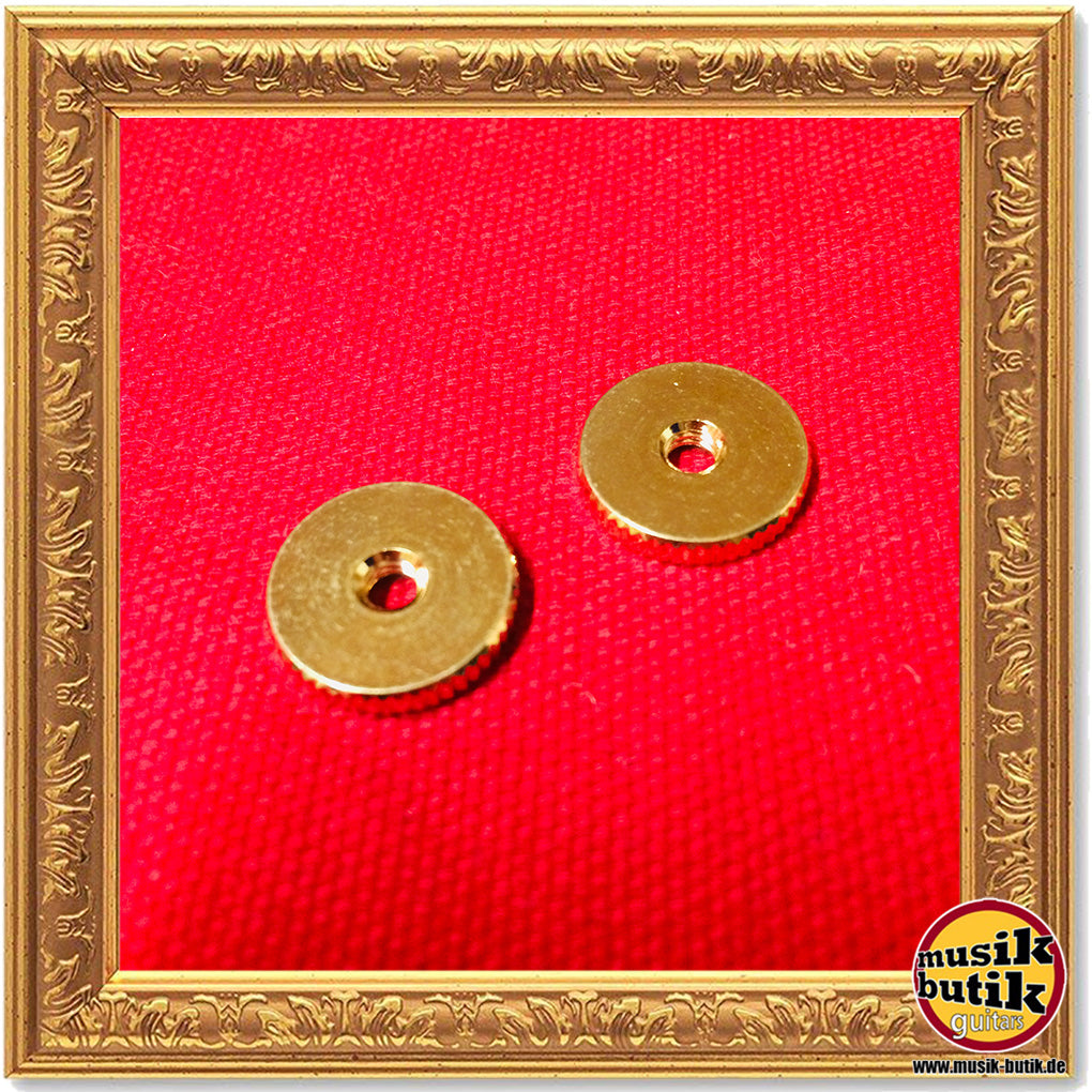 Faber TW-MGG (2 pcs.) thumbwheels, metric 4mm, gold plated, glossy 3131-2