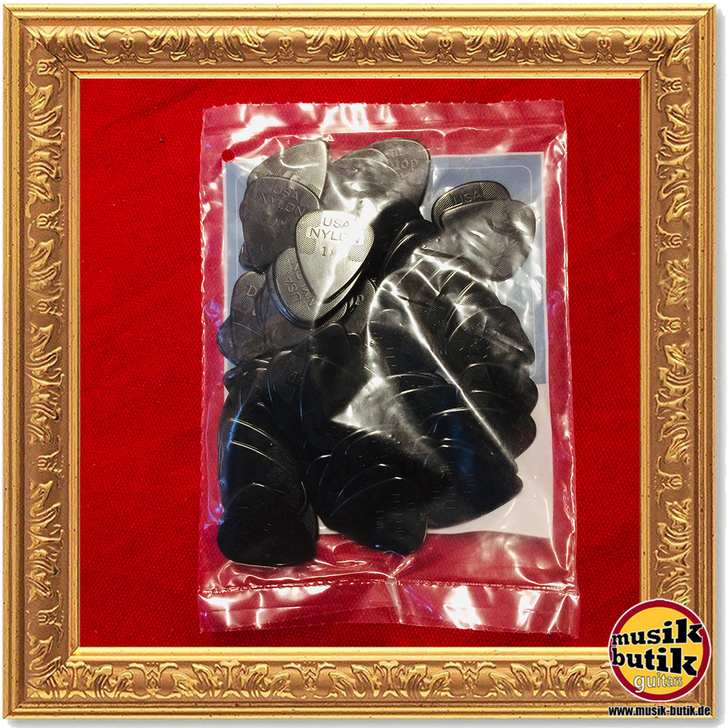 Dunlop Nylon Standard Picks, Refill Pack, 72 pcs., black, 1.00 mm
