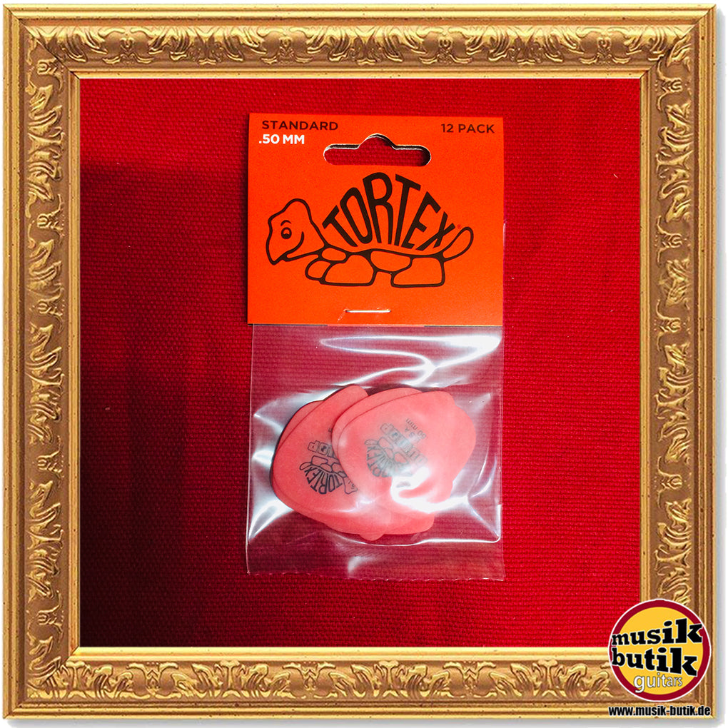 Dunlop Tortex Standard Picks, Player's Pack, 12 pcs., rot, 0.50 mm