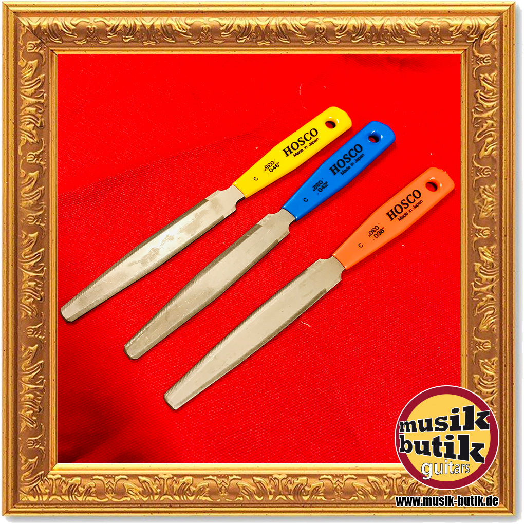 Hosco Japan Sattelfeilen 3er Satz Kassik-Gitarre