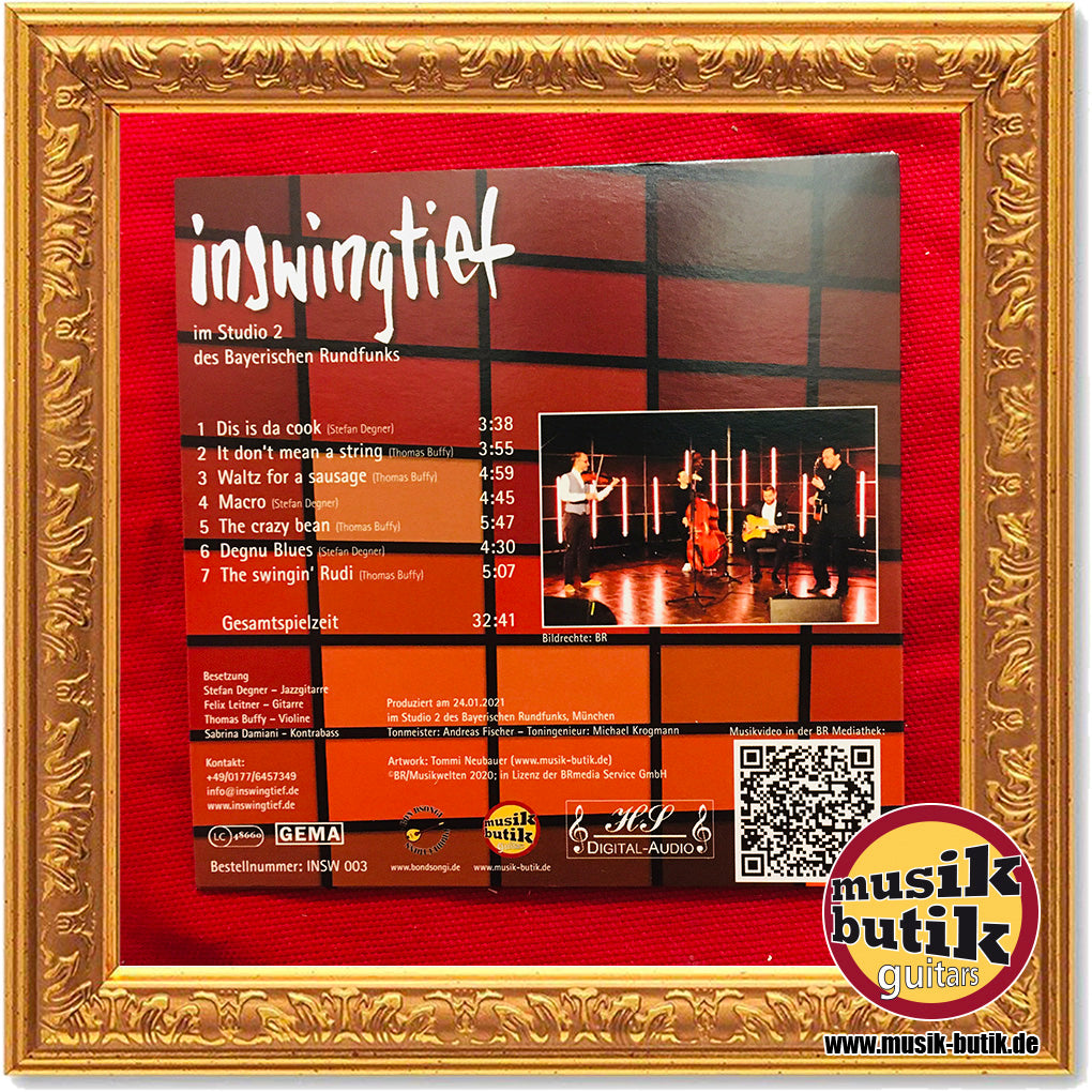 Inswingtief "im Studio 2 des Bayerischen Rundfunks" CD