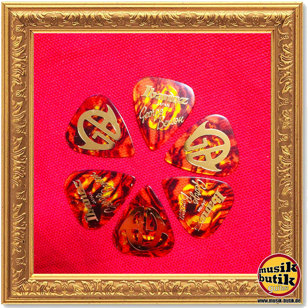 Ibanez George Benson Model, 6er Pack, Flat Pick 6 Stück