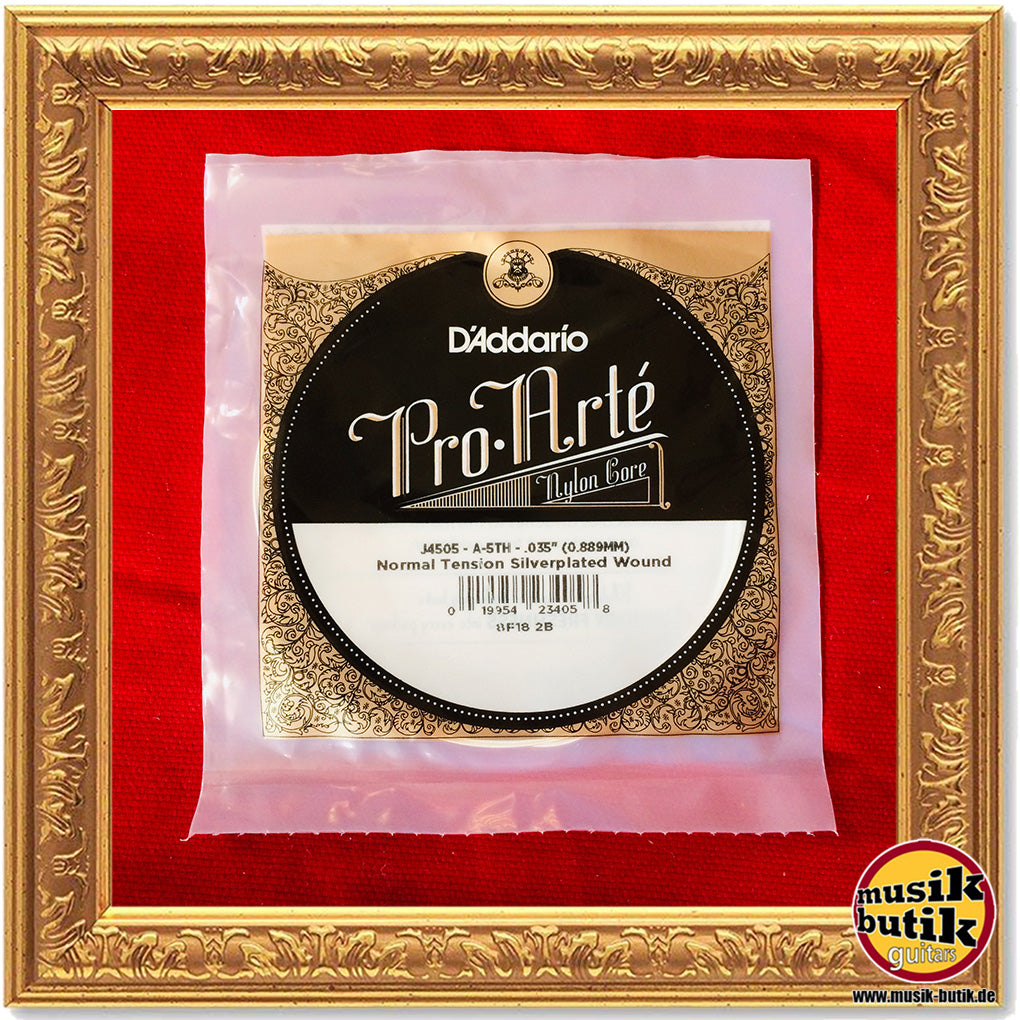 D'Addario J4505 Pro-Arte Einzelsaite für Klassikgitarre, Nylon, normale Spannung
