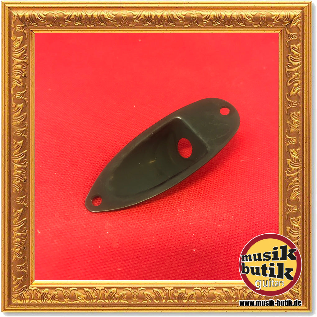 göldo Deluxe Buchsenblech für Strat black JSC1B