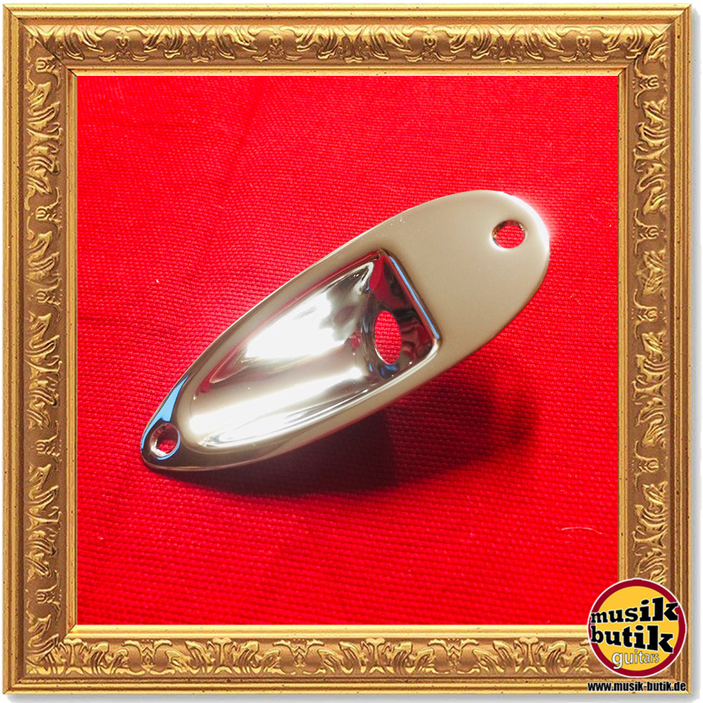 göldo Deluxe Buchsenblech für Strat chrom