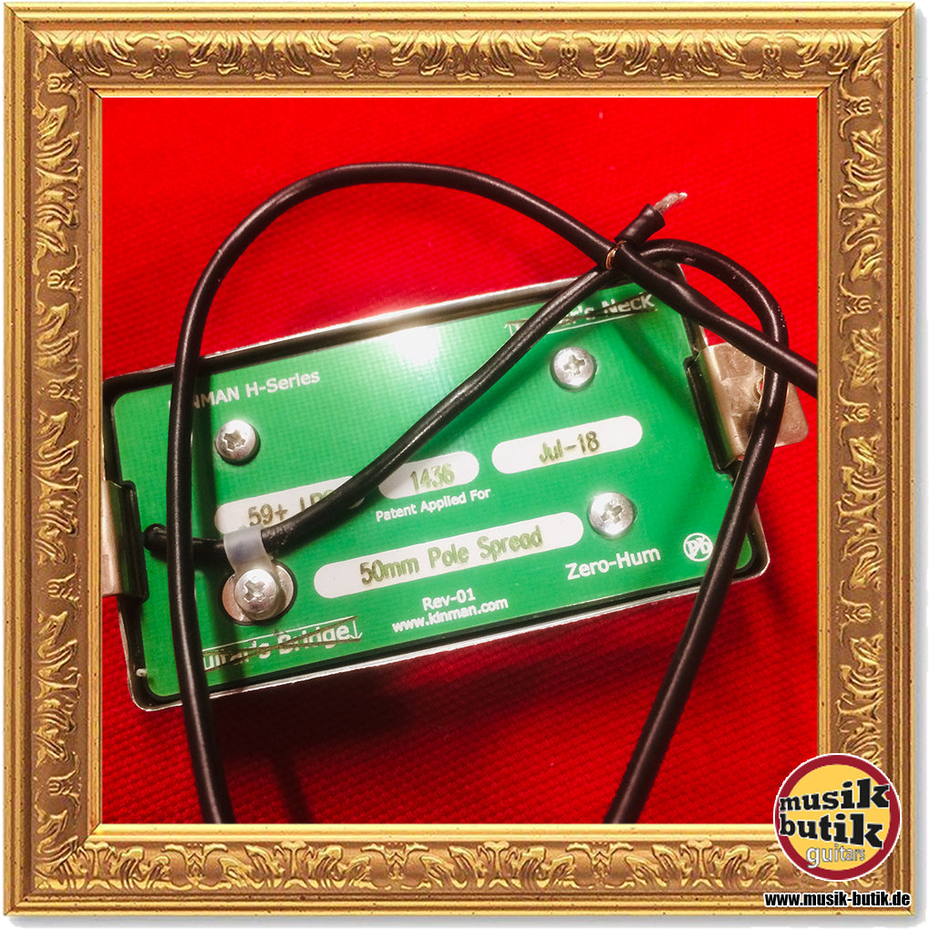 Kinman 59+ LPS Humbucker nickel