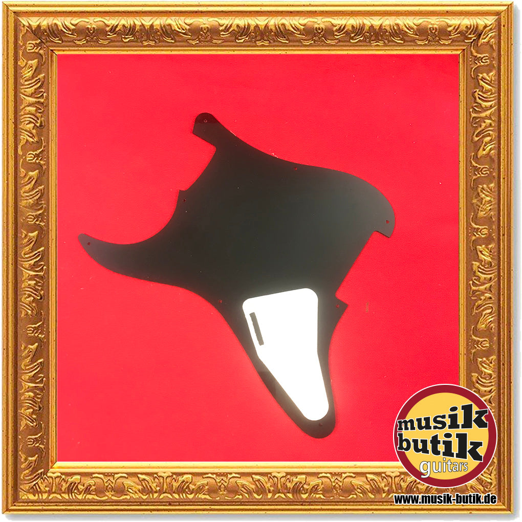 göldo ST-Shape Pickguard / ohne Fräsungen black PG11B