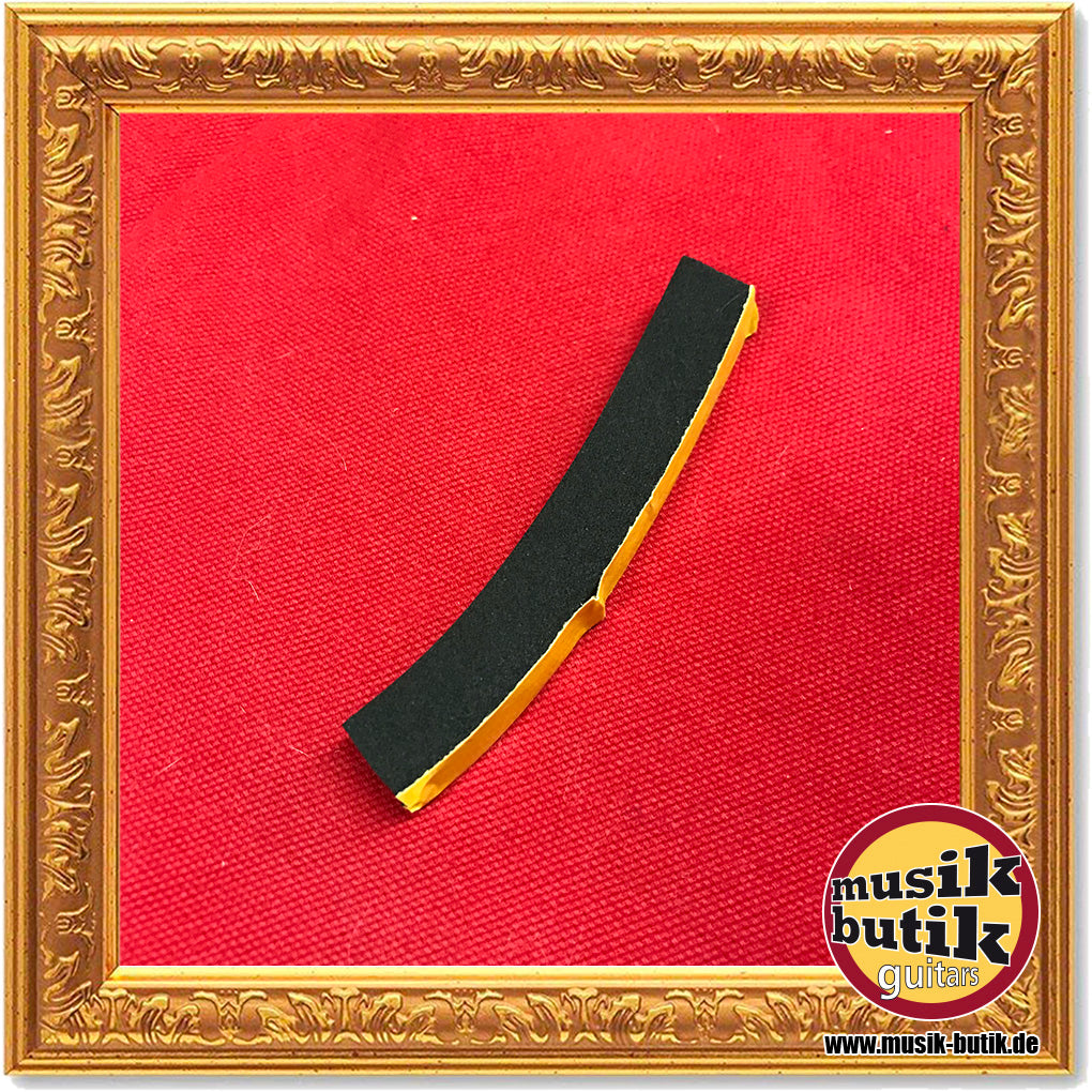 Moosgummi für Pickups / selbstklebend / schwarz 10 cm