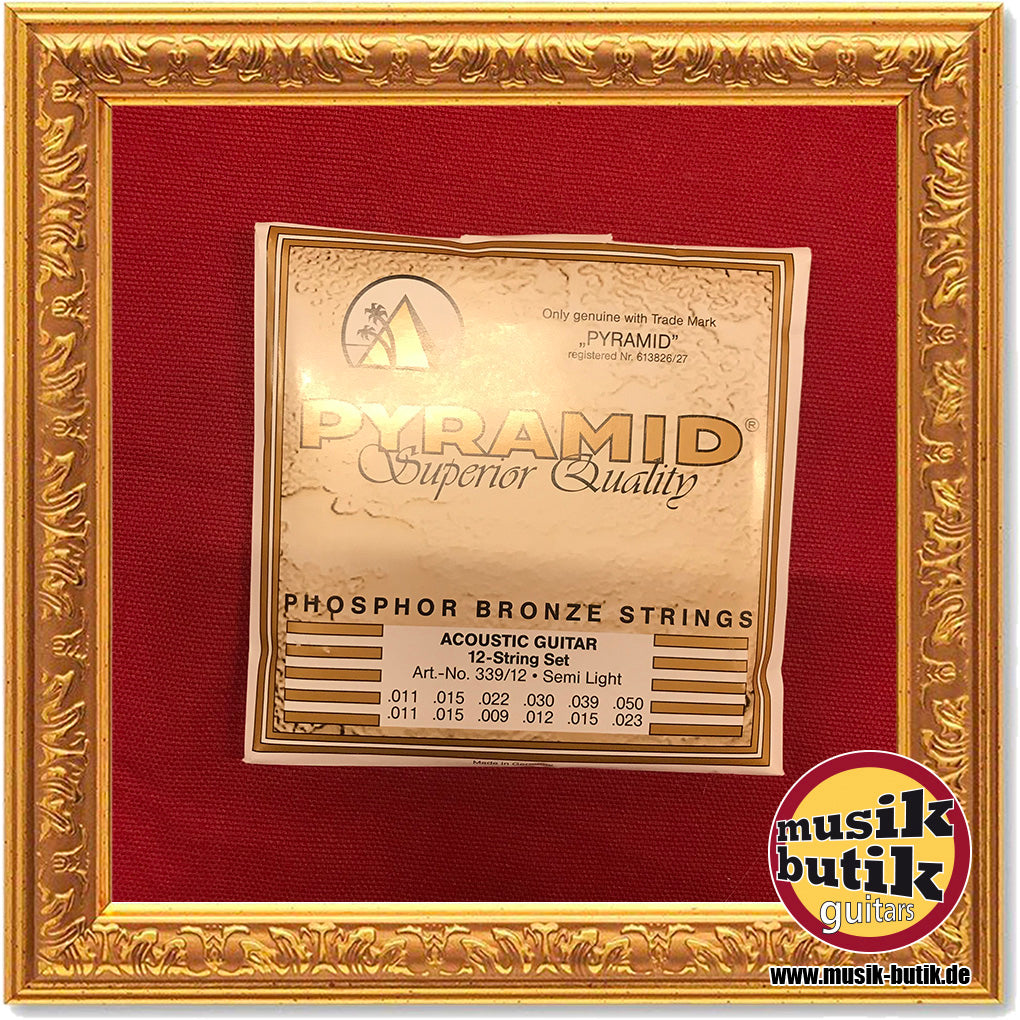 Pyramid Westerngitarre Phosphor Bronze 011-050 Semi light / 12-saitig 339/12