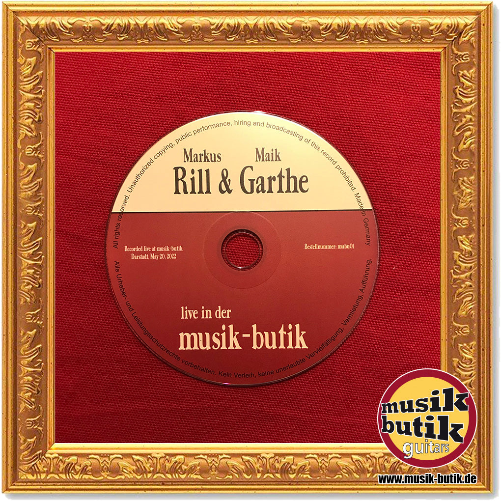 Markus Rill / Maik Garthe "live in der musik-butik" - CD