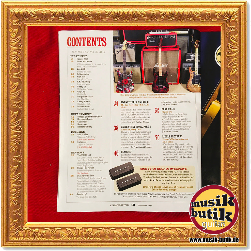 Vintage Guitar Magazine 11 2021