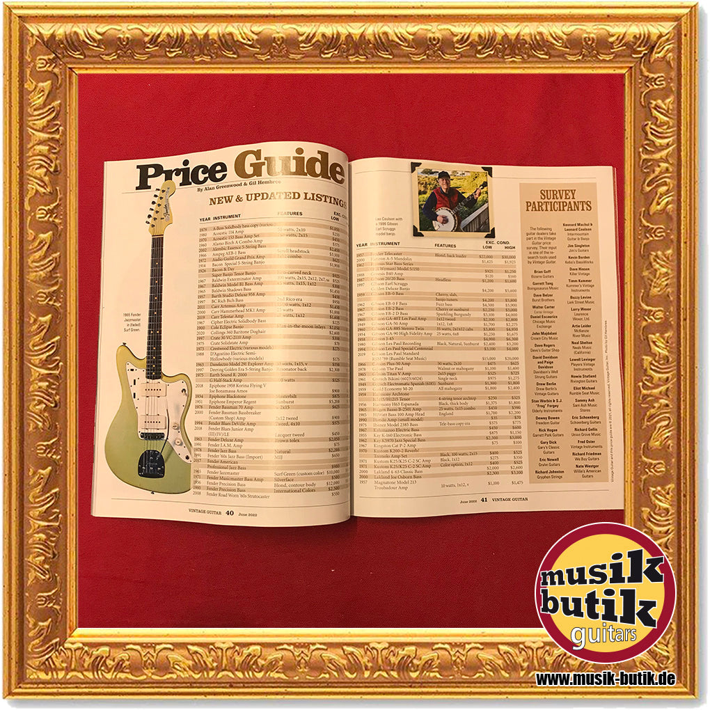 Vintage Guitar Magazine 6 2022