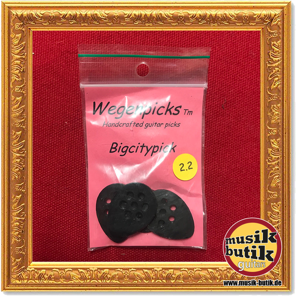 Wegen Picks Big City Picks 2,2 mm schwarz 4er Pack