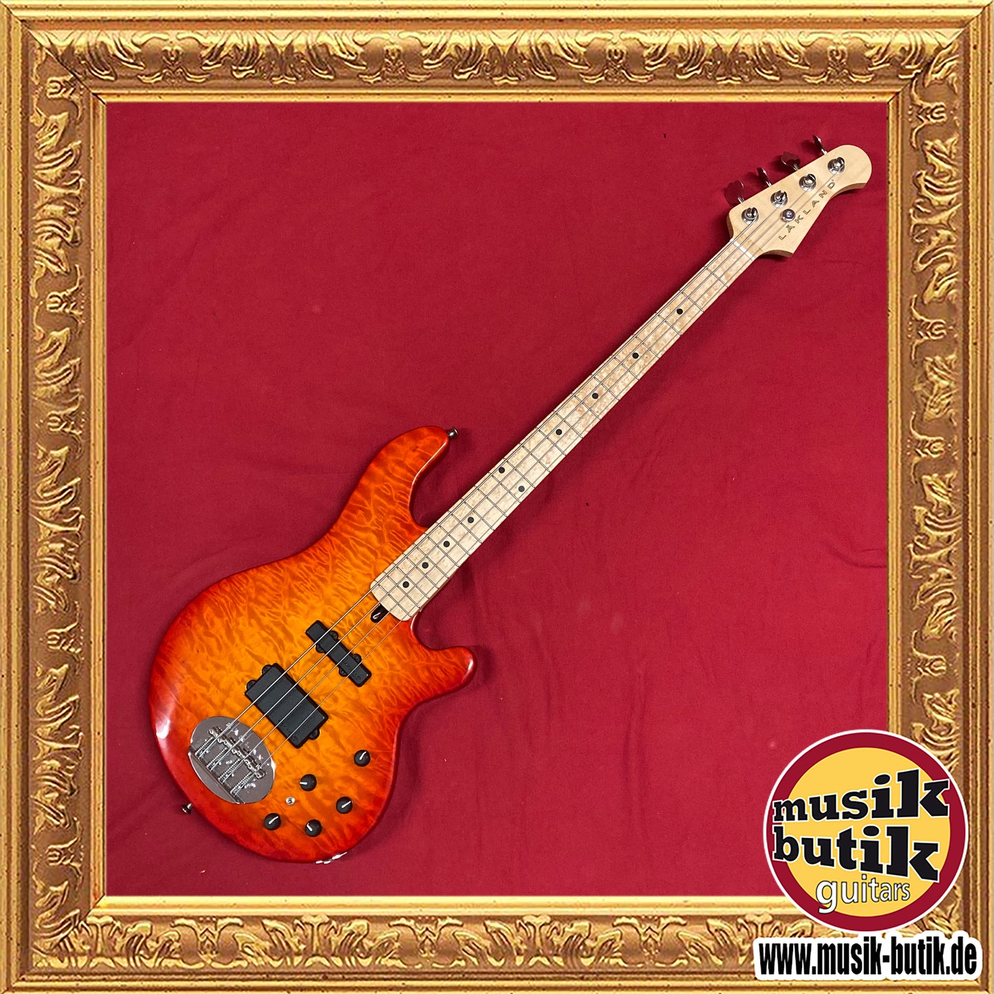 Lakland 44-94 Deluxe Cherry Sunburst FLRMN