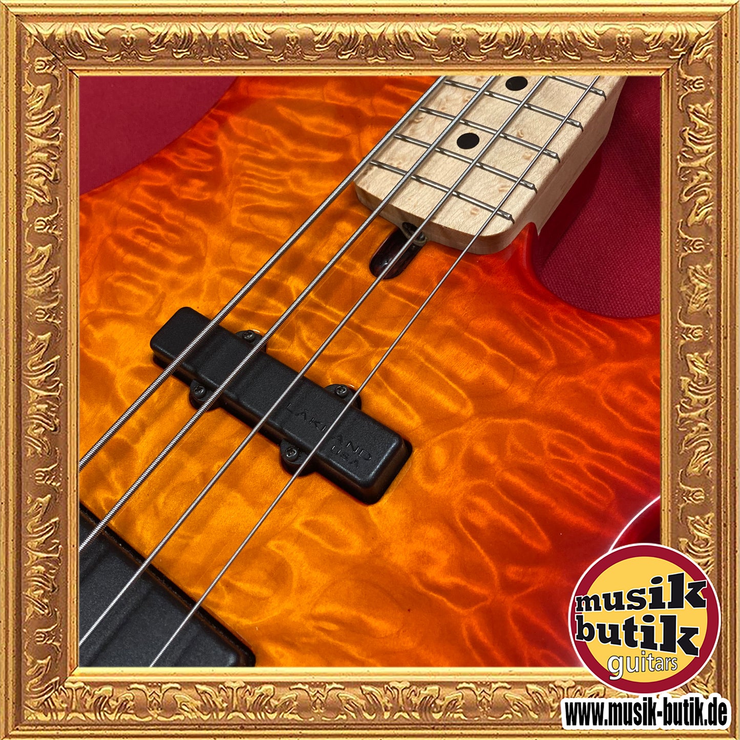 Lakland 44-94 Deluxe Cherry Sunburst FLRMN