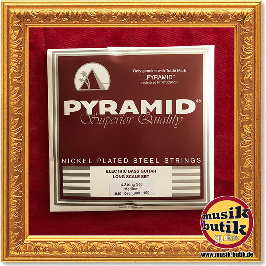 Pyramid Nickel Plated Steel - 4-Saiter Long Scale .040 - .100