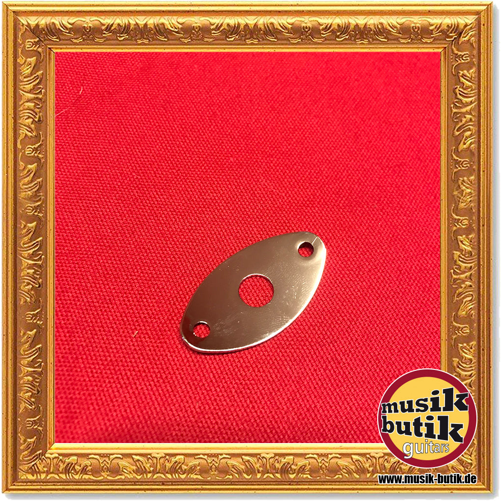 göldo "Cat Eye" Buchsenblech / oval nickel J000N