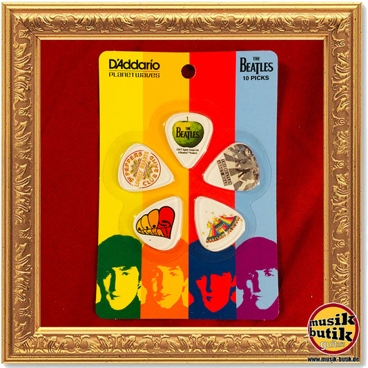 D'Addario Beatles Classic Albums Picks Medium 1CWH4-10B3