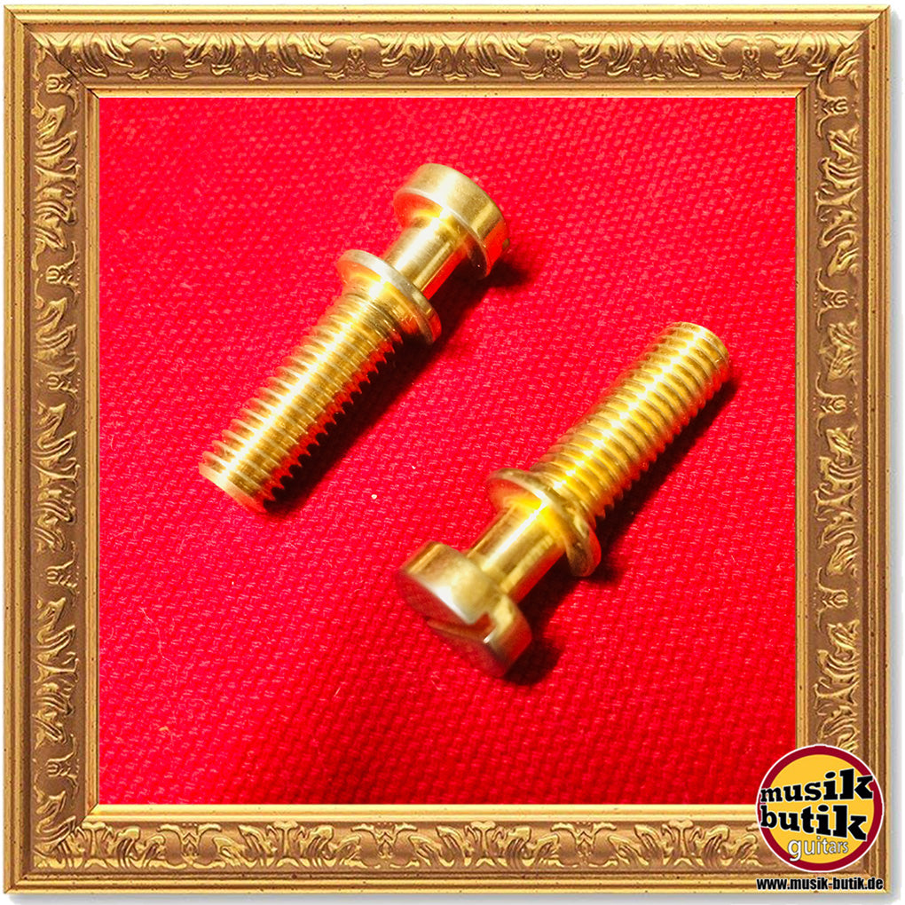 Faber TPST-MGA Vintage style tailpiece studs, aged gold, METRIC 3195-3