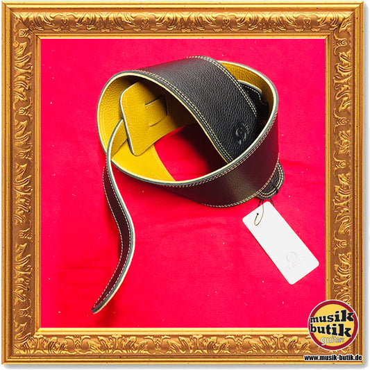 Harvest Premium Bass strap, Glove nappa, short version, black