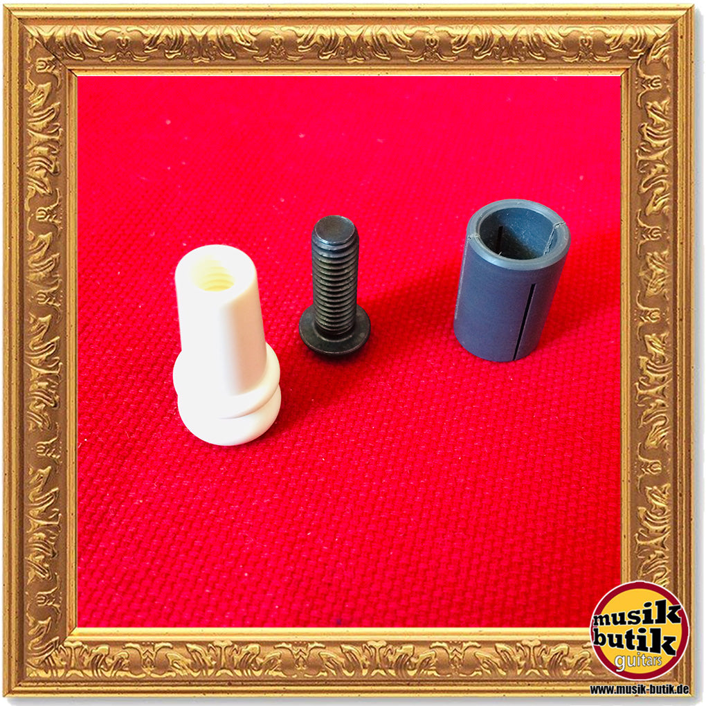 NoJak Endpin, White Plastic