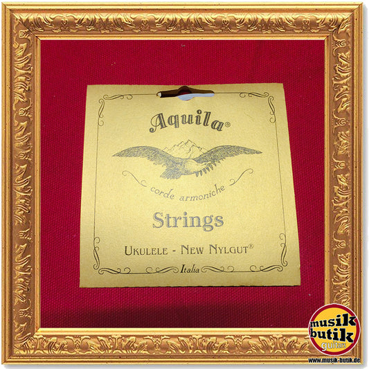 Aquila New Nylgut Ukulele Set, GCEA Concert, low-G, wound