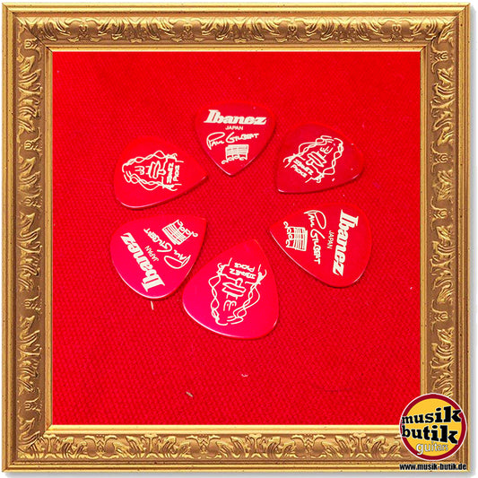 Ibanez Heavy 1,0mm Plektren,Signature Modelle-Paul Gilbert, rot