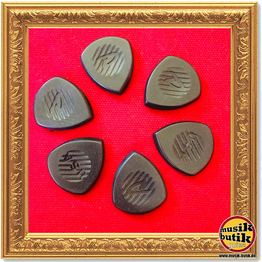 Dunlop Primetone picks, 6 Stück schwarz, 5 mm, extra large