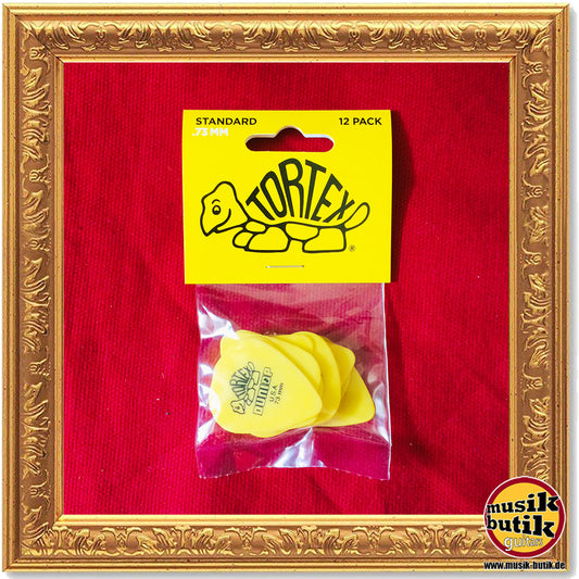 Dunlop Tortex Standard Picks, Player's Pack, 12 pcs., yellow, 0.73 mm