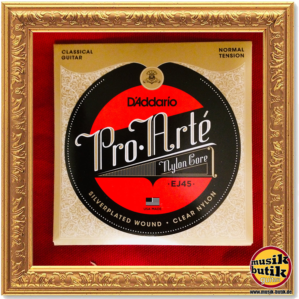 D'Addario EJ45 Pro-Arte Saiten für Klassikgitarre, Nylon, normale Spannung