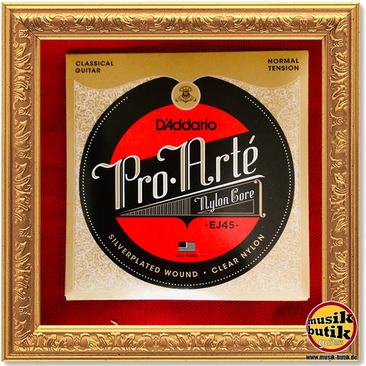 D'Addario EJ45 Pro-Arte Saiten für Klassikgitarre, Nylon, normale Spannung