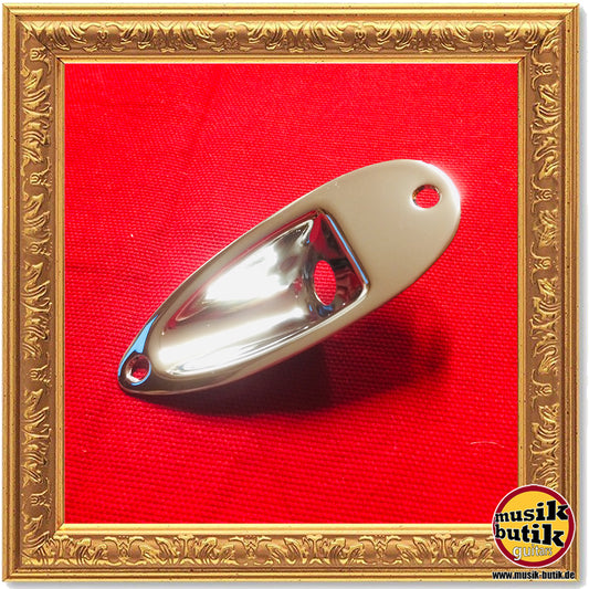 göldo Deluxe Buchsenblech für Strat chrom