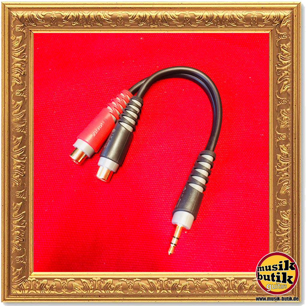 Klotz AYS4 Y-Kabel 0,2 m schwarz