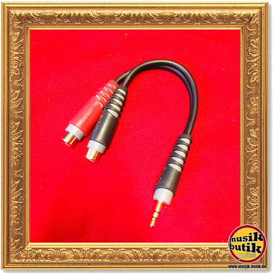 Klotz AYS4 Y-Kabel 0,2 m schwarz