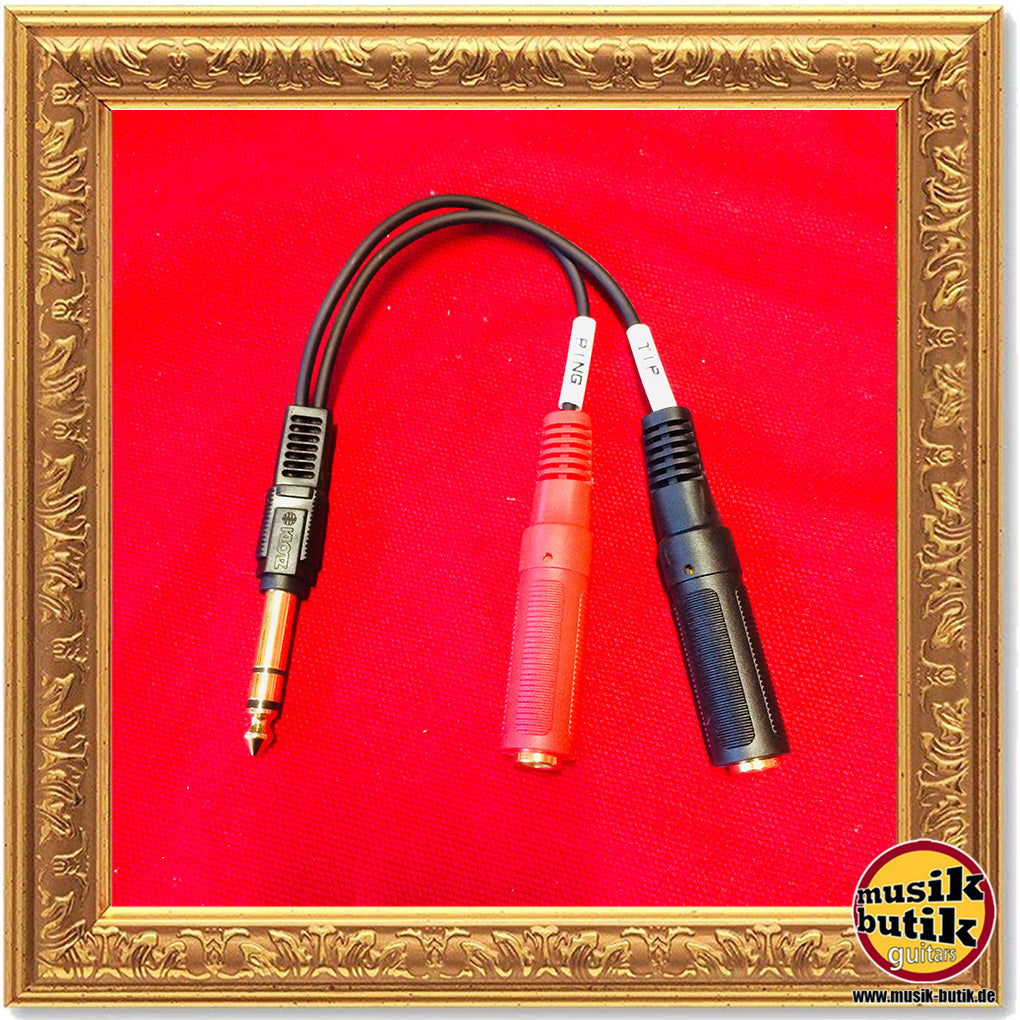 Klotz PYS1 Y-Kabel 0,2 m schwarz