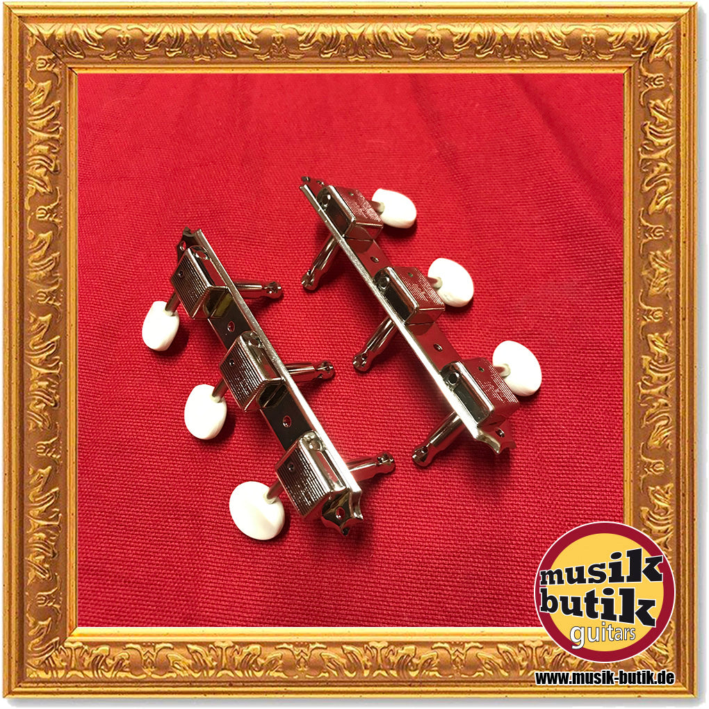 Kluson Traditional "Three on a Plate" / 3+3 M90NP