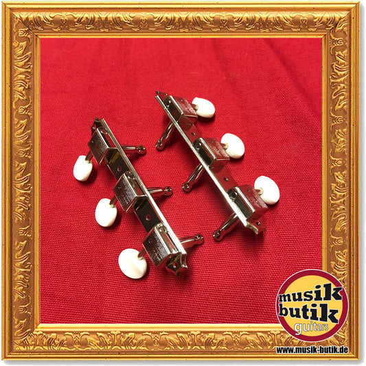 Kluson Traditional "Three on a Plate" / 3+3 M90NP