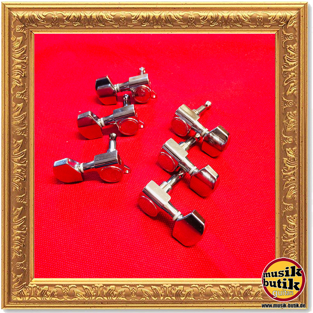 KLUSON Round-Backs chrom 45°, 3+3, deutsche Flügel, groß