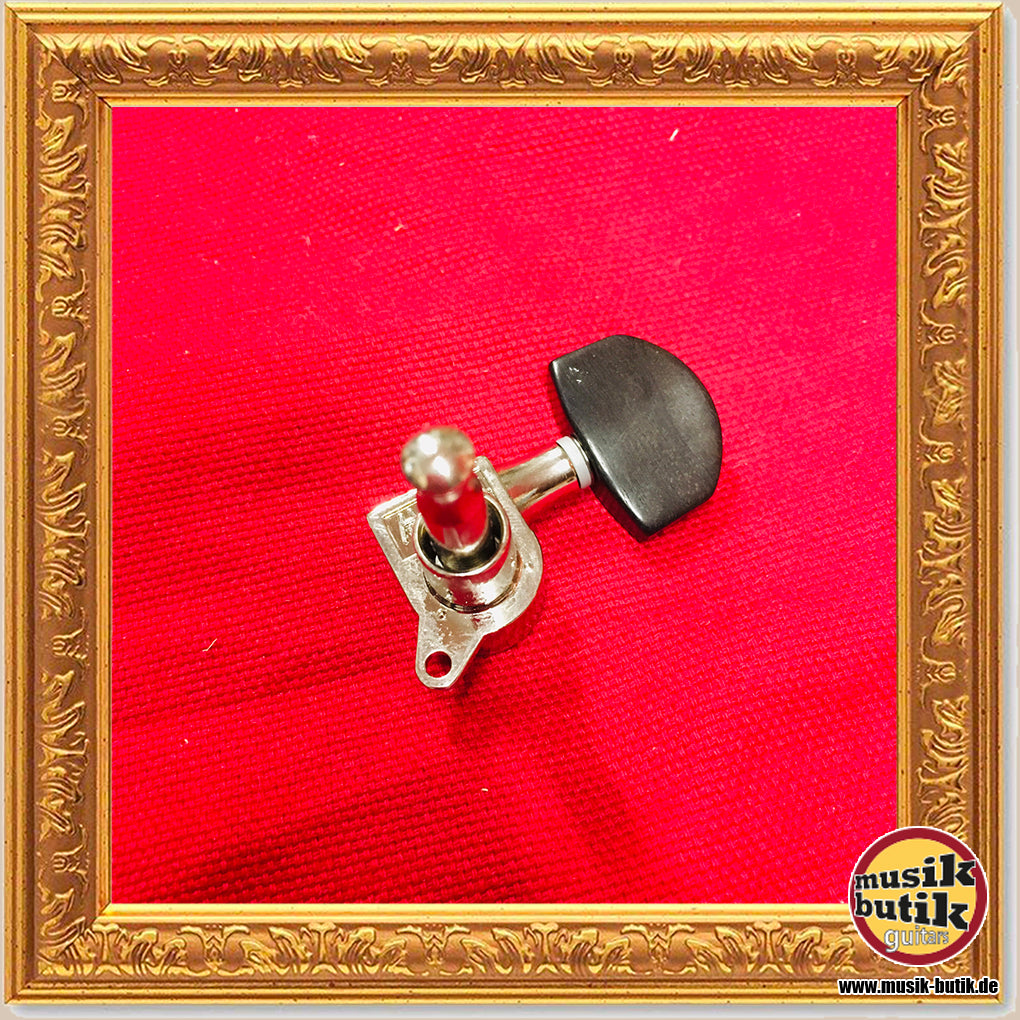 Kluson Roundbacks Ebony 3+3, nickel