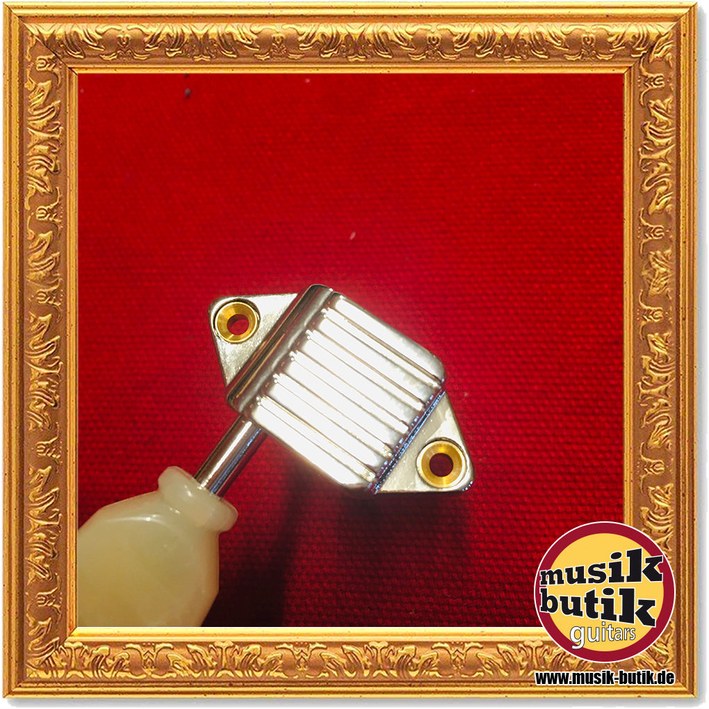 Kluson Traditional Waffle Tuner / Tulip / 3+3 Nickel MWT3PN