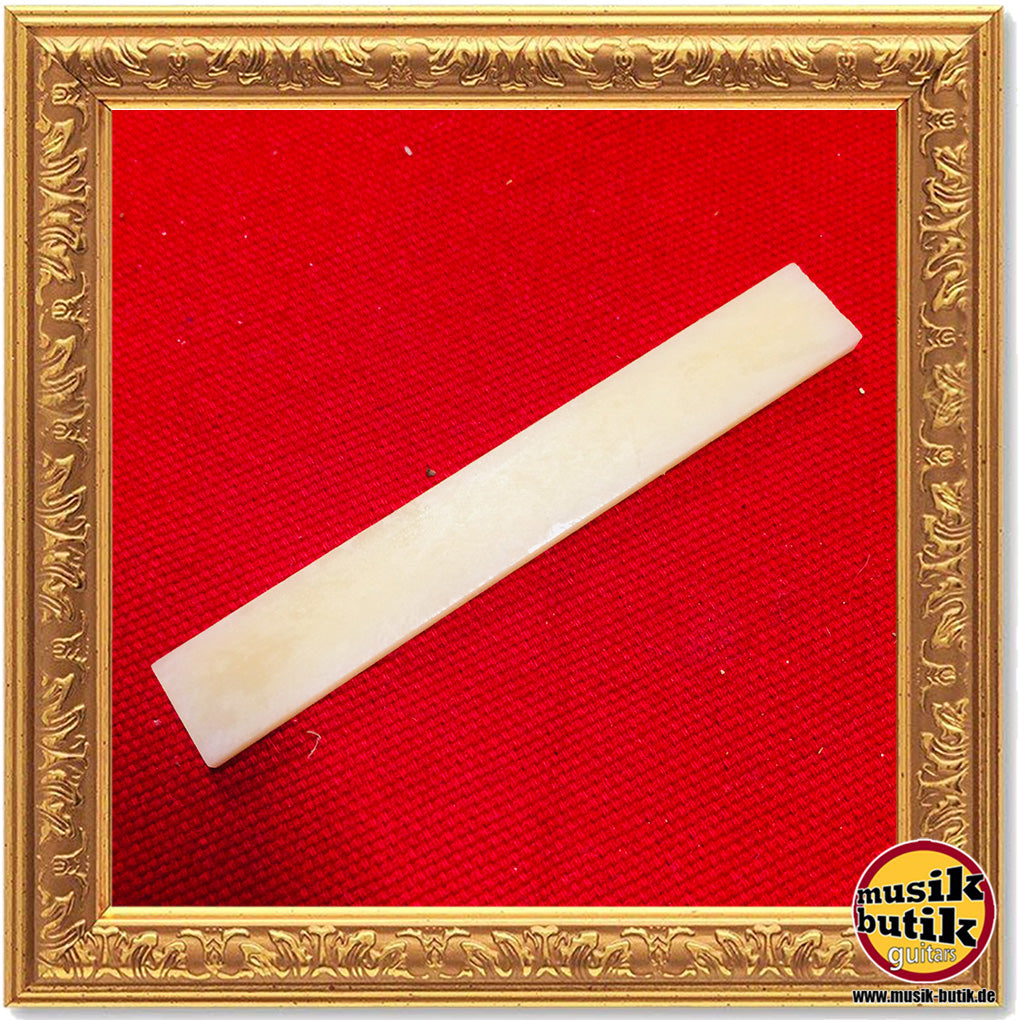 Gitarrensteg Knochen Vintage Bone 85x12x3,2mm