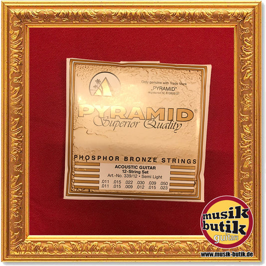 Pyramid Westerngitarre Phosphor Bronze 011-050 Semi light / 12-saitig 339/12