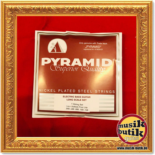 Pyramid Nickel Plated Steel - 5-Saiter Long Scale .040 - .126