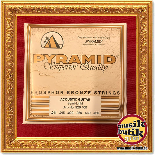 Pyramid Westerngitarre Phosphor Bronze 011-050 Semi light