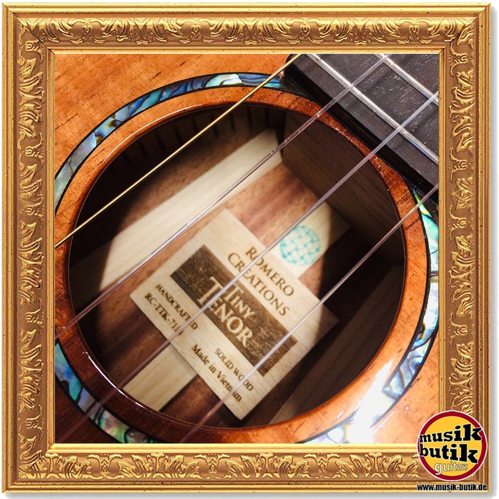Romero Creations Tiny Tenor Koa vollmassiv - Vorführmodell