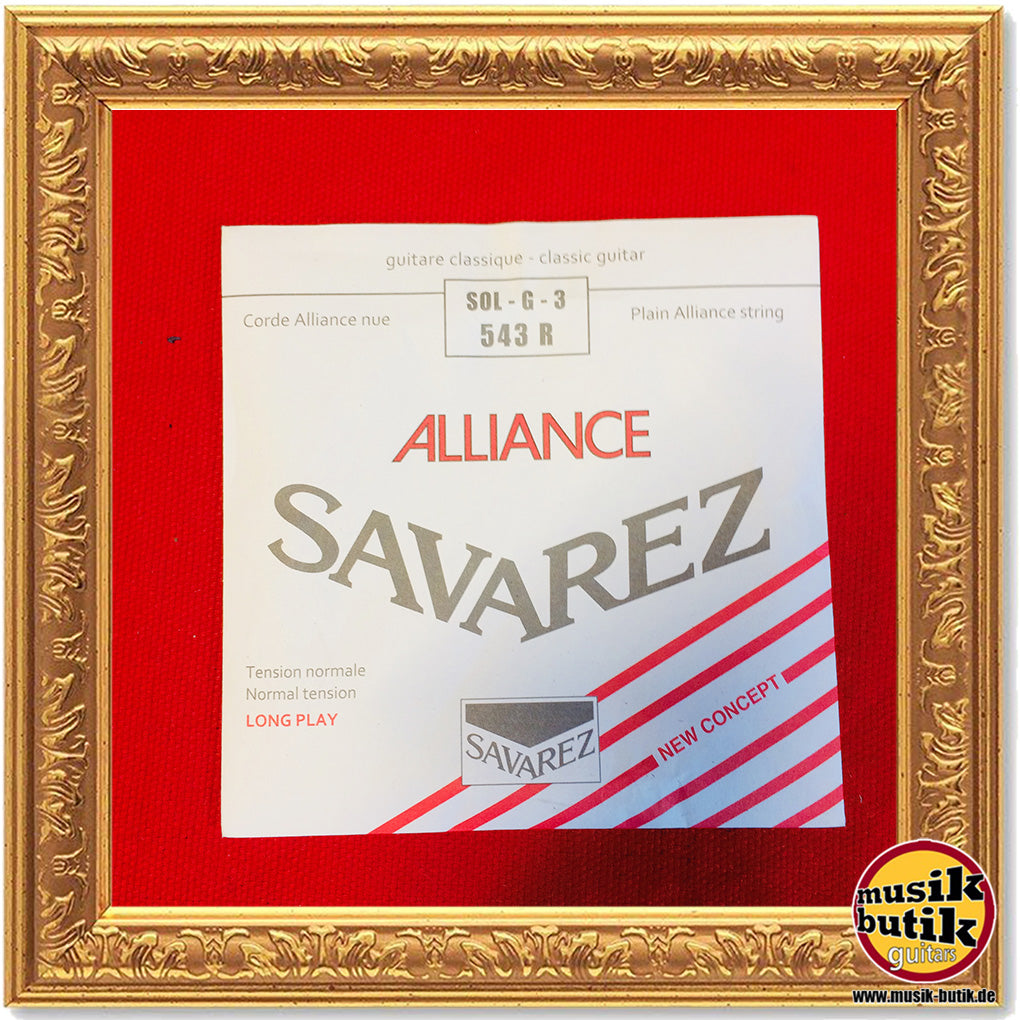 Savarez 543 R G 3 Alliance Rot Einzelsaite